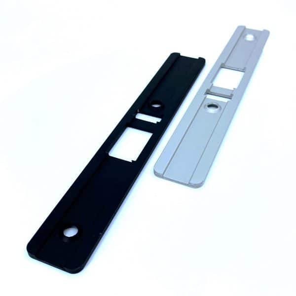 Kenaurd Narrow-Stile 1-1/2" Latch Lock Body w/ 2 Faceplates / Right Hand