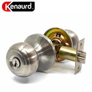Kenaurd Premium Knob set Entrance Lock / Satin Chrome / SC1