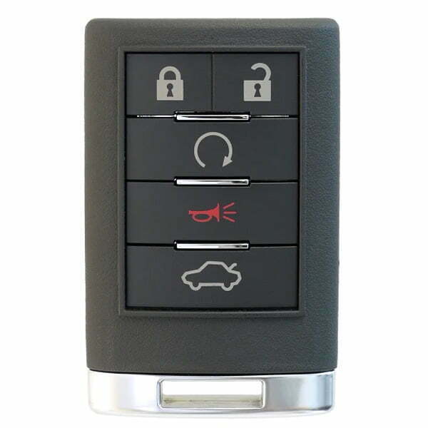 2007-2015 Cadillac CTS DTS / 5-Button Keyless Entry Remote / FCC ID: OUC6000066 (Aftermarket)