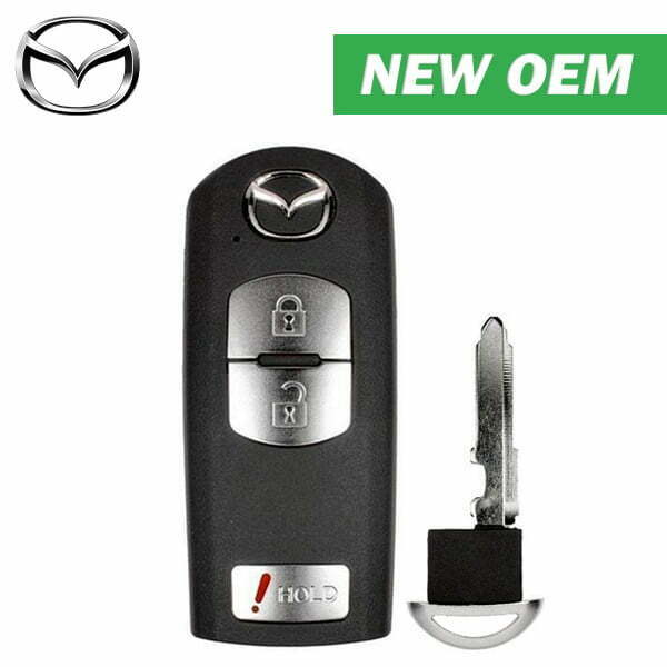 2010-2013 Mazda 3 / 3-Button Smart Key / PN: BCY1-67-5RY / FCC ID: WAZX1T768SKE11A03 (OEM)