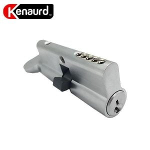 Kenaurd Profile Cylinder – Single Sided – Thumb Turn – 26D – Satin Chrome - SC1 (70mm)