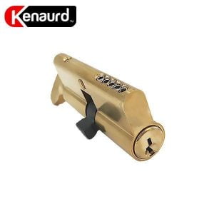 Kenaurd Profile Cylinder – Single Sided – Thumb Turn – US3 – Polished Brass - SC1 (70mm)