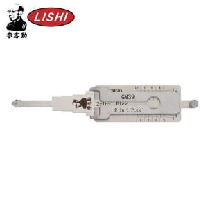 Original Lishi - GM / GM39 / B102 / 10-Cut / 2-In-1 Pick & Decoder / Anti-Glare