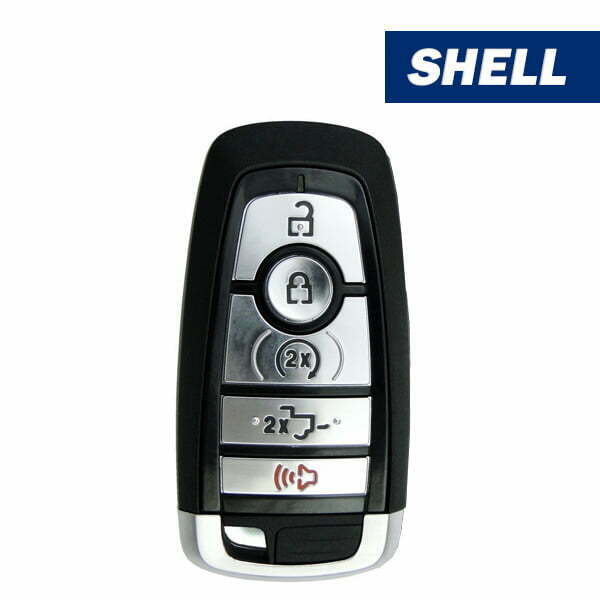 2017-2019 Ford 5-Button Smart Key SHELL w/ Tailgate for M3N-A2C931426 / M3N-A2C93142600 (Aftermarket)