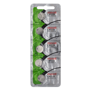 5-PACK of CR1220 3-Volt Lithium Batteries