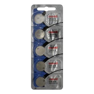 5-PACK of CR1616 3-Volt Lithium Batteries