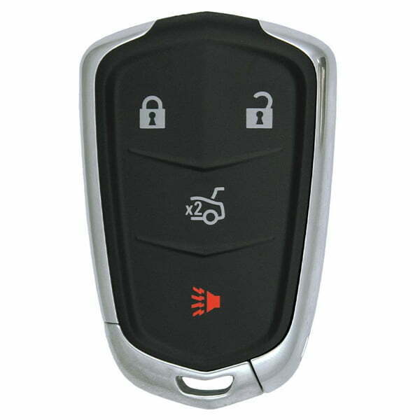 2014-2019 Cadillac ATS CTS XTS / 4-Button Smart Key / FCC ID: HYQ2AB (Aftermarket)