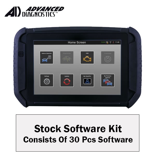 Advanced Diagnostics - ADS2800 Smart Pro Stock Software Kit / Consist of 30pcs Software