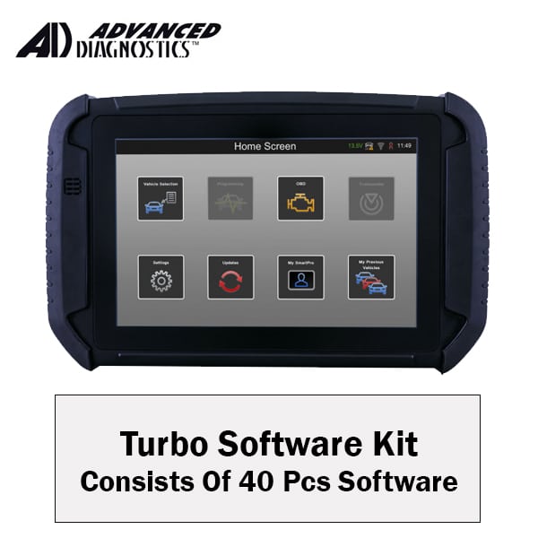 Advanced Diagnostics - ADS2801 Smart Pro Turbo Software Kit / Consist of 40pcs Software