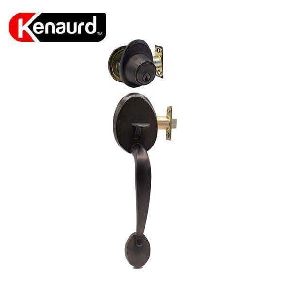 Kenaurd -Premium Design Handle Lockset - Oil Rubbed Bronze
