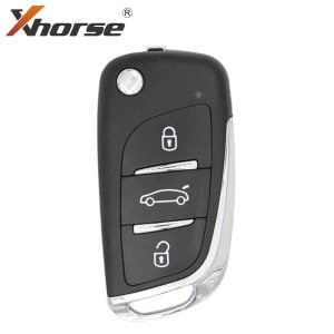 Xhorse 3-Button Universal Remote Flip Key W/ Super Chip For VVDI Key Tool / XEDS01EN