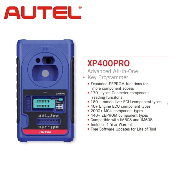 IM608 Pro Upgraded Version of XP400 IM608 Autel XP400 Pro 2022 Newest Key Programming Accessory Tool Kit Working with IM508 
