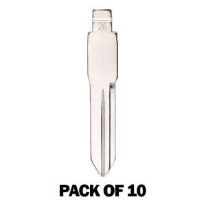 (Pack of 10) KEYDIY Key Blade - Buick Regal B102 - (#26)