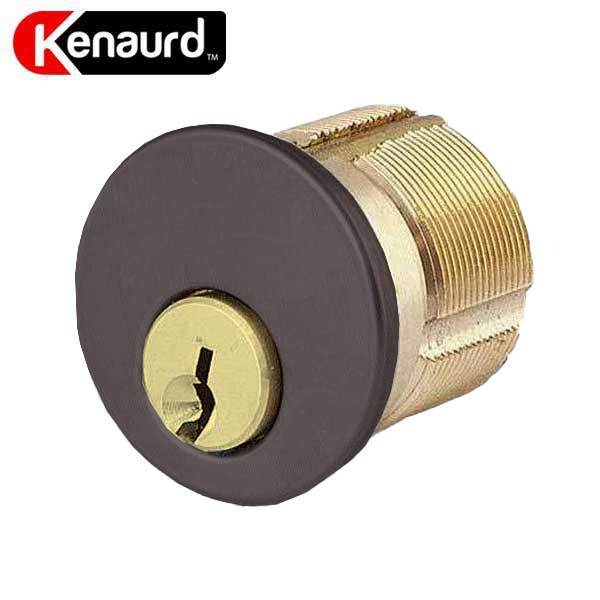 Premium Mortise Cylinder - 1" - 10B - Oil Rubbed Bronze / Black - (SC1 / KW1)