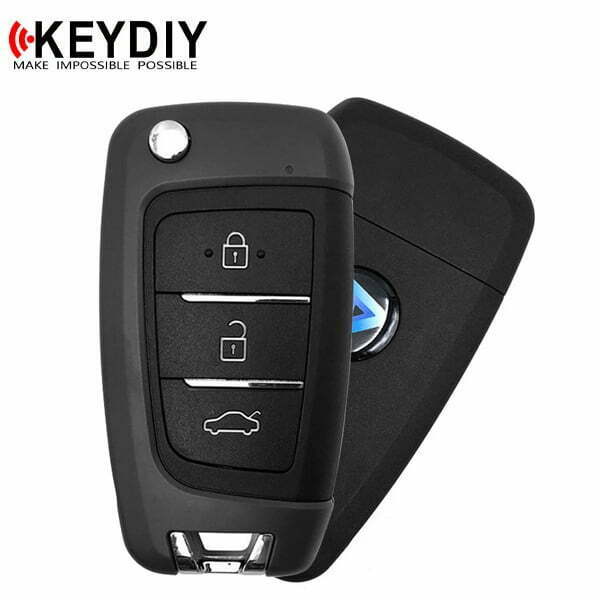 KEYDIY - Hyundai Style - 3-Button Flip Key Blank w/ Integrated Chip (KD-NB25)