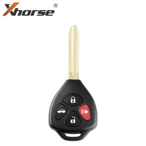 Xhorse - Toyota Style XKTO02EN / 4-Button Universal Remote Head Key for VVDI Key Tools (Wired)