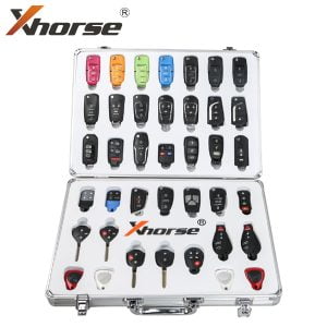 Xhorse Universal Remote Key Set With Aluminum Case / Assortment Of 39 Remotes / XKRSB1EN