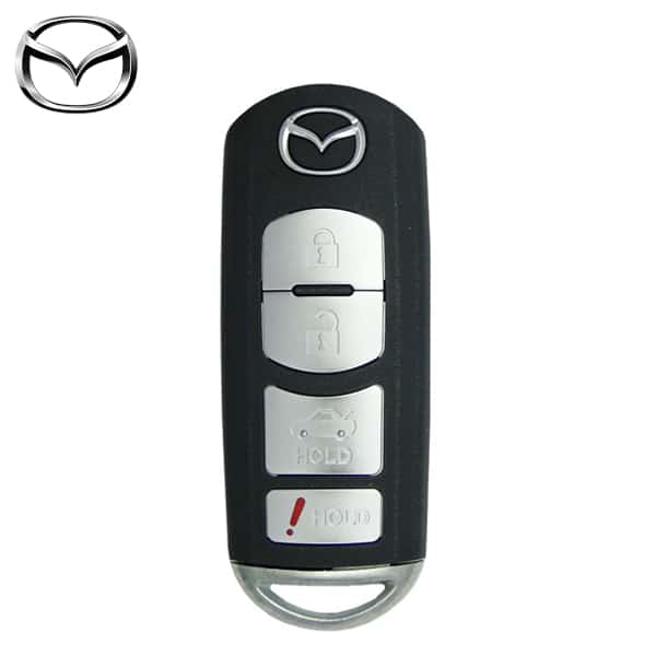 2010-2013 Mazda / 4-Button Smart Key / PN: BBY2-67-5RY / WAZX1T768SKE11A03 (Refurbished)