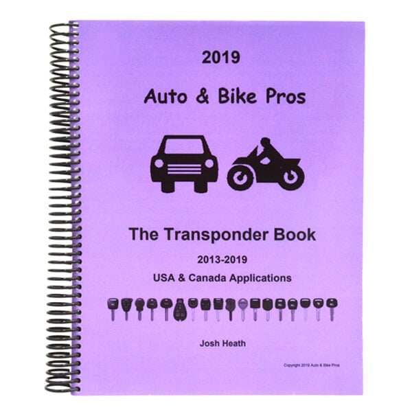Josh Heath Auto & Bike Transponder Book - Volume 2 / Years 2013 - 2019