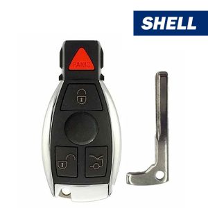 1997-2014 Mercedes Benz 4-Button Smart Key SHELL for IYZ-3312 (Aftermarket)