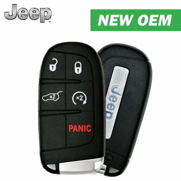 2014-2021 Jeep Grand Cherokee / 5-Button Smart Key / PN: 68143505AC / M3N40821302 (OEM)