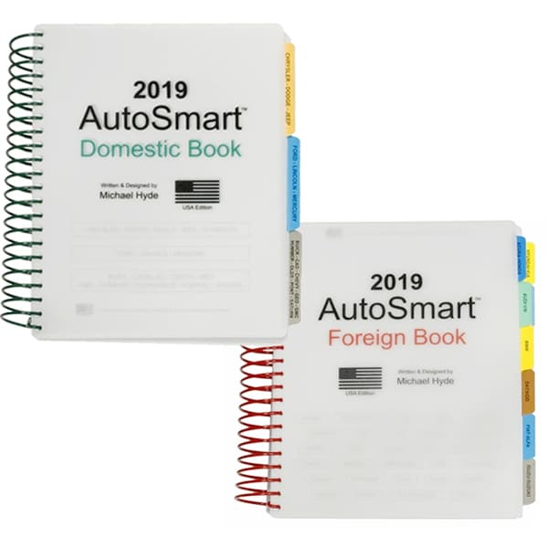 AutoSmart 2019 by Michael Hyde-Foreign/Domestic SET Spiral Book