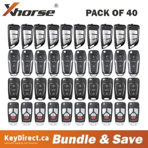(Bundle of 40) Xhorse Super Value Wireless Bundle! 40 Universal Remotes (Wireless)