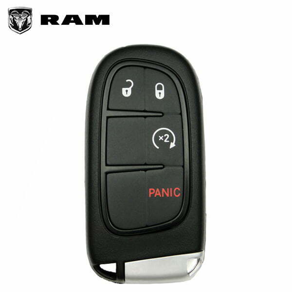 2013-2018 Dodge Ram / 4-Button Smart Key / PN: 56046956AA / GQ4-54T (Refurbished)