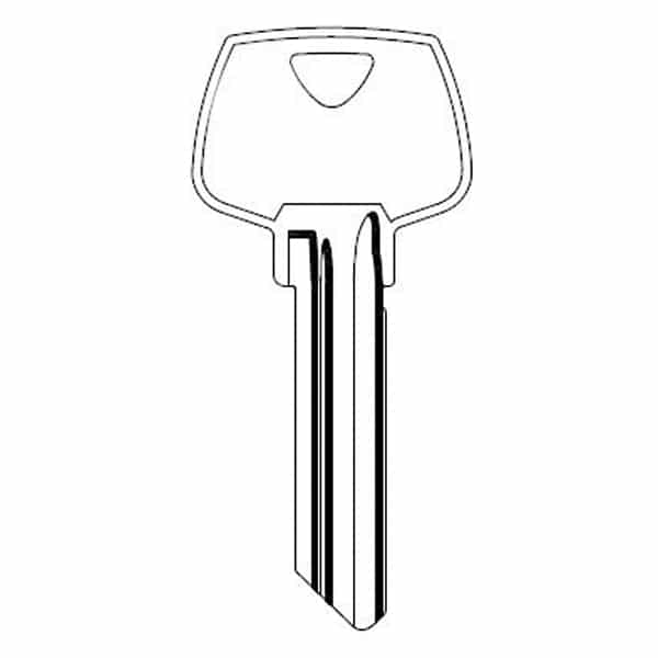 ILCO 1007RA 5 Pin Sargent Key Blank