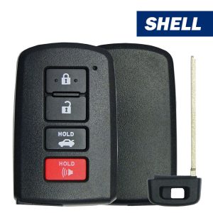 2012-2019 Toyota / 4-Button Smart Key SHELL / HYQ14FBA