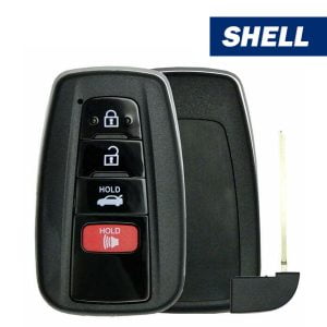 2018-2021 Toyota / 4-Button Smart Key Shell With Trunk (Aftermarket)