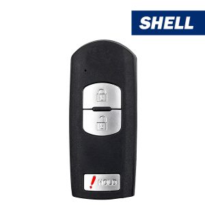 2009-2019 Mazda / 3-Button Smart Key SHELL for WAZSKE13D01, WAZX1T768SKE11A03 (Aftermarket)