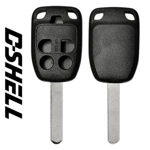 2011 - 2013 Honda / 5-Button Remote Head Key / D-SHELL