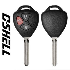 Toyota 3-Button Remote Head Key / D-SHELL / HYQ12BBY