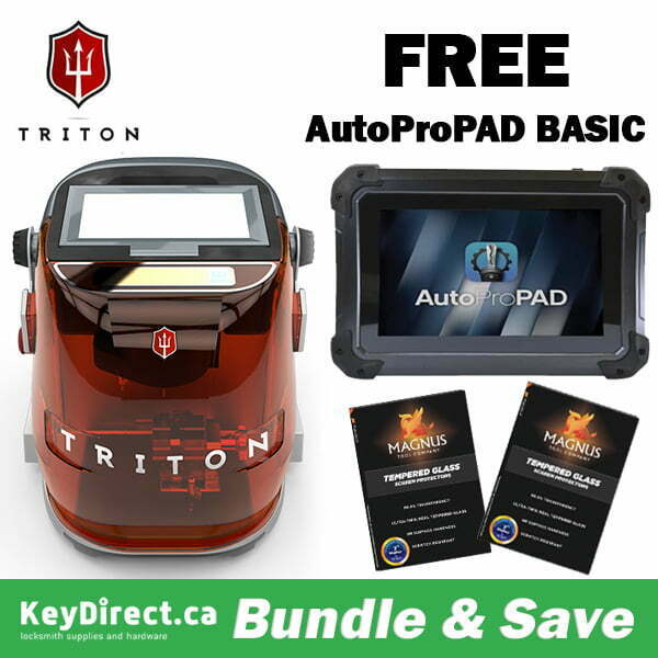 BUY Triton Automatic Key Cutting Machine GET FREE AutoProPAD BASIC + 2 FREE Screen Protectors