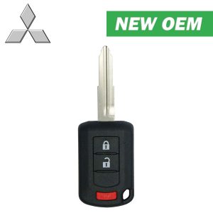 2010-2019 Mitsubishi Outlander Lancer / 3-Button Remote Head Key w/ Shoulder / PN: 6370B944 / OUCJ166N (OEM)