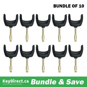Bundle of 10 / 2010 - 2013 Ford Transit Connect / Remote Head Key Tibbe Blade Section (Aftermarket)