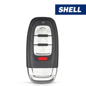 2008-2016 Audi 4-Button Smart Key SHELL For FCC: IYZFBSB802