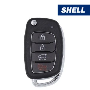 2015-2019 Hyundai Sonata / 4-Button Flip Key SHELL For TQ8-RKE-4F16 & TQ8-RKE-4F25 (Aftermarket)