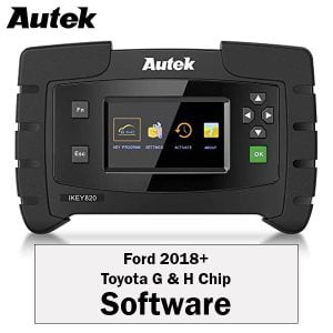 Autek iKey820 - Ford 2018+ / Toyota G / H Chip Software