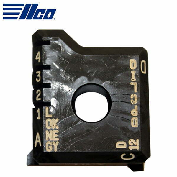 Ilco - 02V Clamp For ASSA Long Keys DP / CLIQ / D-12 / For Futura Pro Key Machine / D743271ZB (BJ0952XXXX)