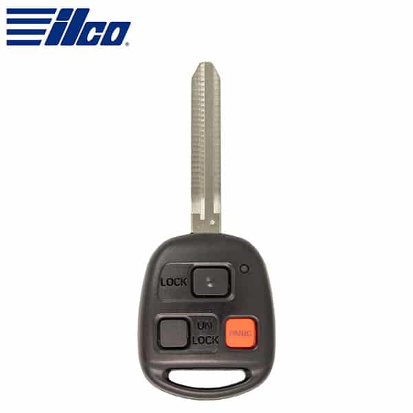 ILCO Look-Alike™ 2011-2014 Toyota FJ Cruiser 3-Button Remote Head Key / 4D67 / HYQ12BBT / 89070-60750 (RHK-TOY-3BFJ)