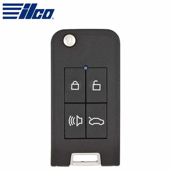 Ilco - Smart4Car™ Remote Keyless Entry Flip Key Housing with GTI Transponder (Key blade sold separately)  / IRKEHF-GTI