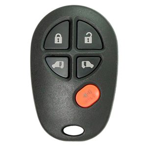 2004-2020 Toyota Sienna / 5-Button Keyless Entry Remote / PN: 89742-AE031 / GQ43VT20T (Aftermarket)