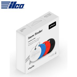 ILCO - Chipolo ONE / 4 Pack: Black, White, Blue, Red