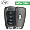 2021-2022 Hyundai Tucson / 4-Button Flip Key / PN: 95430-N9010 / TQ8-RKE-4F40 (OEM)