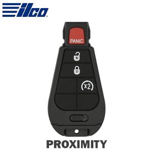 ILCO Look-Alike™ 2011-2013 Dodge / 4-Button Fobik Key W/ Proximity / IYZ-C01C (POD-LAL-4B9)