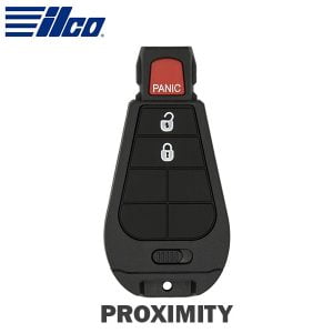 ILCO Look-Alike™ 2011-2013 Dodge / Jeep / 3-Button Fobik Key W/ Proximity / IYZ-C01C (POD-LAL-3B4)