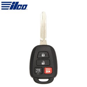 ILCO Look-Alike™ 2013-2018 Toyota RAV4 / 4-Button Remote Head Key / FCC ID: HYQ12BDM (RHK-TOY-4BH3)