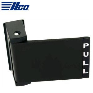 ILCO - Push Paddle / Pull to Left / 459-01-00-335 / Aluminum / Black